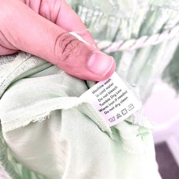 Tuckernuck Roller Rabbit Clermont Nori Dress Green Metallic Size M - Picture 6 of 8